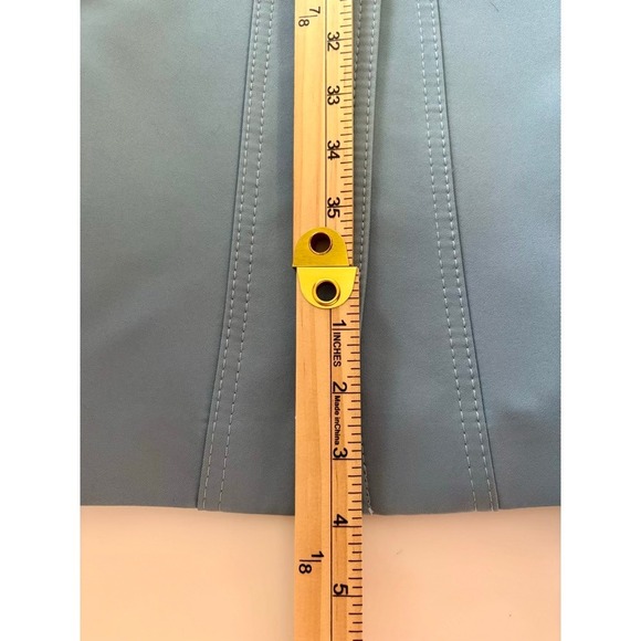 VTG Women's Coat Forecaster of Boston Lined Blue Trench Rain Coat 14 1/2 Classic - Picture 6 of 8